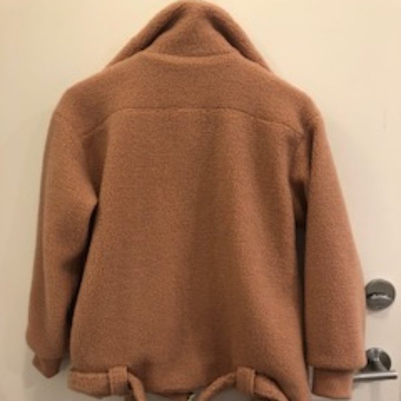 Newbury Kustom Blush Sherpa Moto Jacket -  Small - Picture 6 of 6